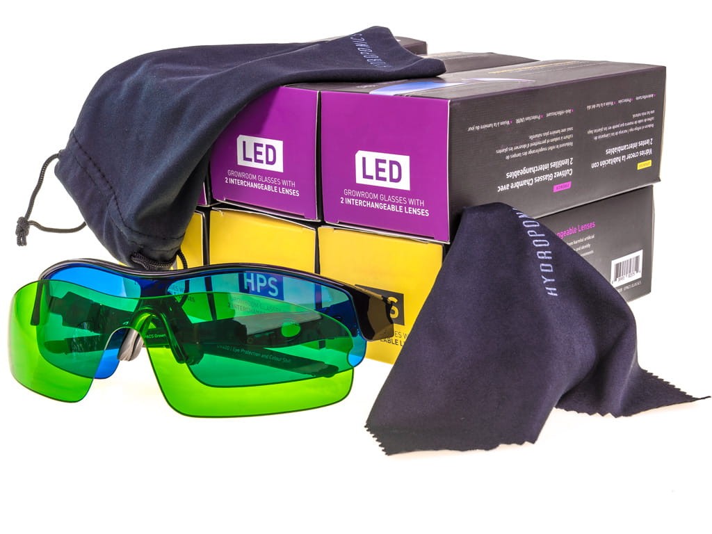 GLASSES TO BALANCE LED GROW LIGHTS - 6 PAIRS