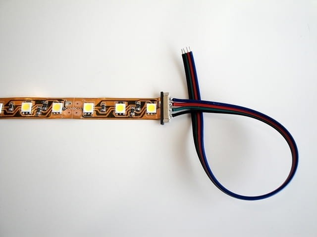 Power connector for RGB LED Strip