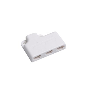 Three-port splitter for single-color LED strips