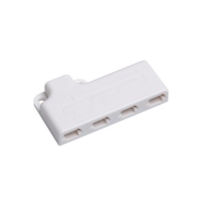 Four-port splitter for single-color LED strips