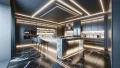 DALL·E 2024-02-05 17.53.38 - Create a highly detailed image of a modern kitchen, illuminated with LED strips and featuring a luxurious marble floor. The kitchen should embody cont.webp