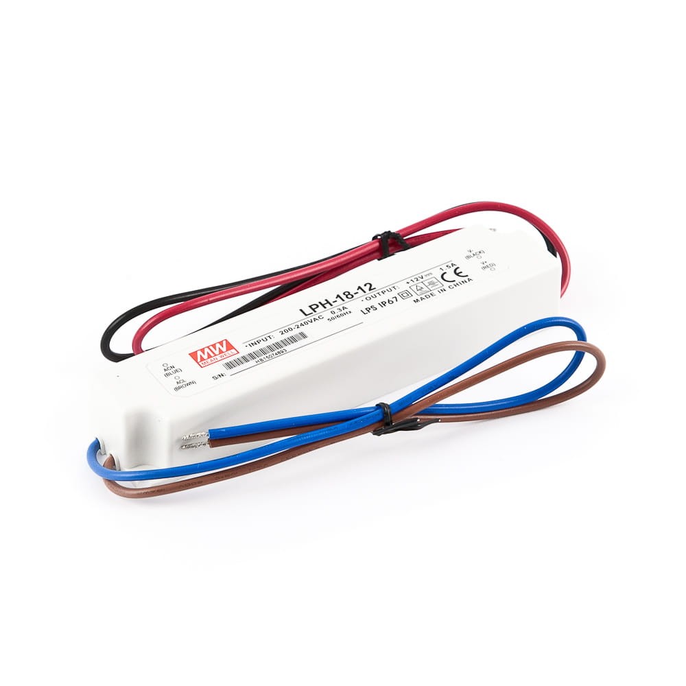 LED Driver MEAN WELL 18W waterproof IP67