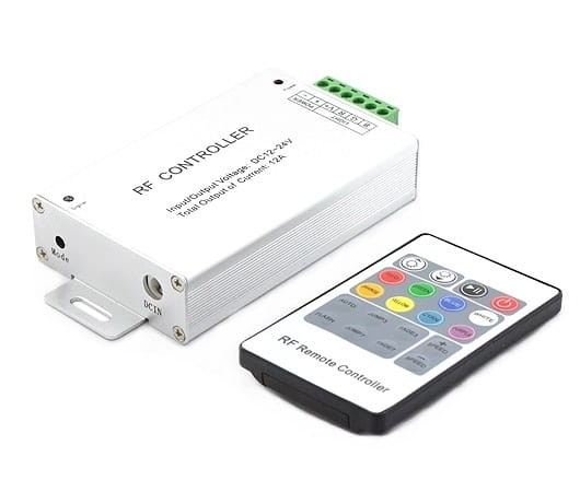 RGB controller + RADIO remote control 20 buttons, max 144W