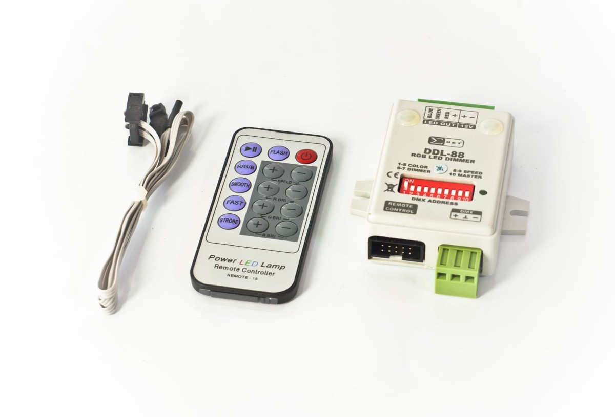 RGB DMX controller + RADIO remote control