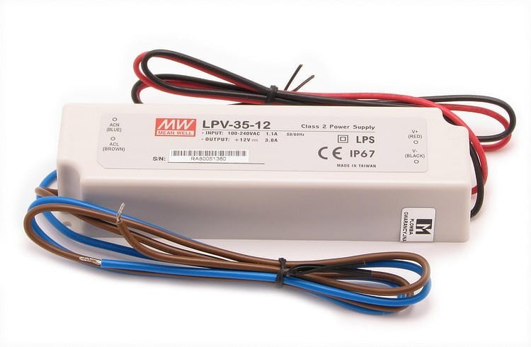 LED Driver MEAN WELL 36W waterproof IP67